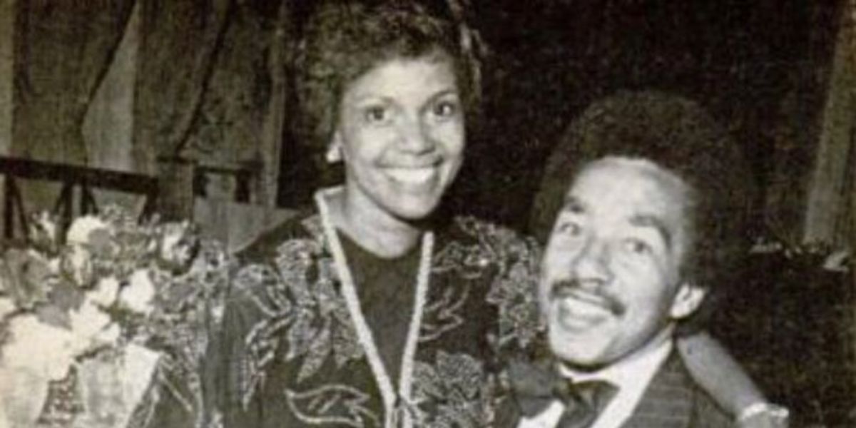 Claudette Rogers and Smokey Robinson 
