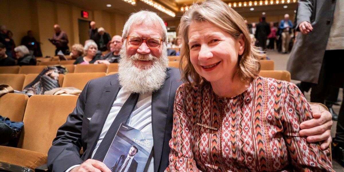 David Letterman And Regina Lasko