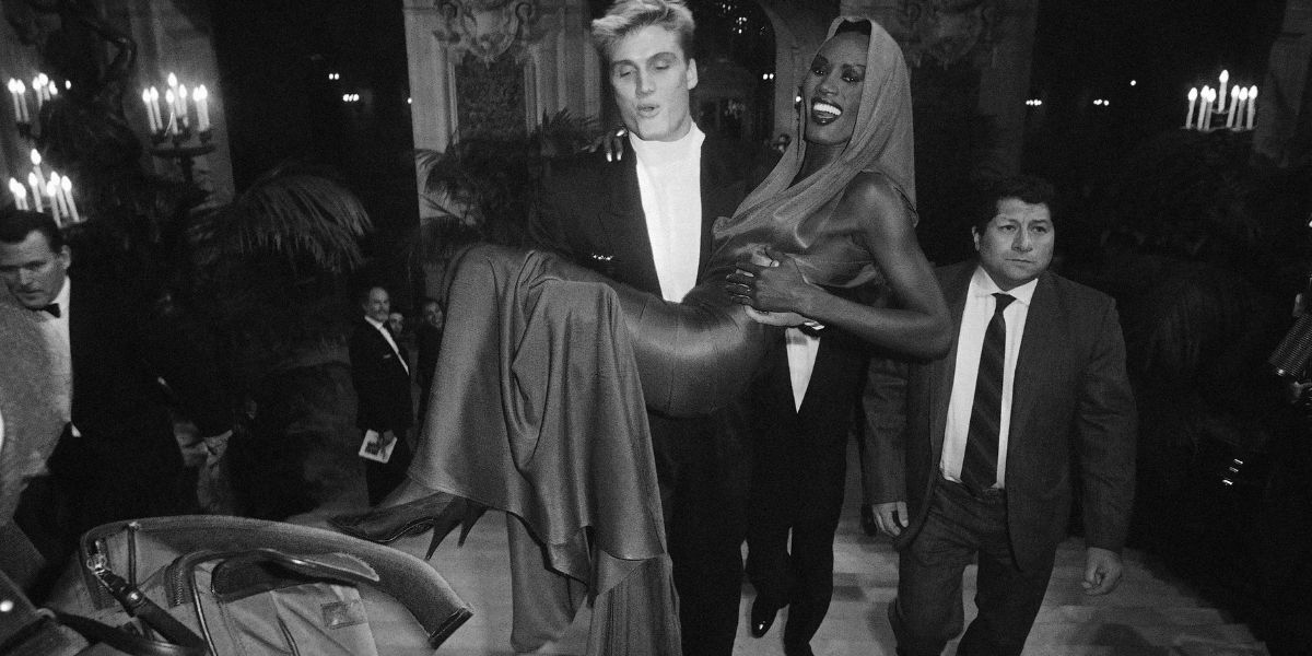 Dolph Lundgren And Grace Jones