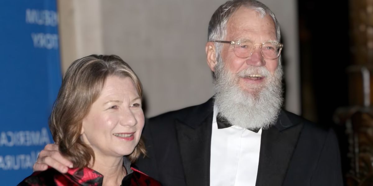 David Letterman and Regina Lasko