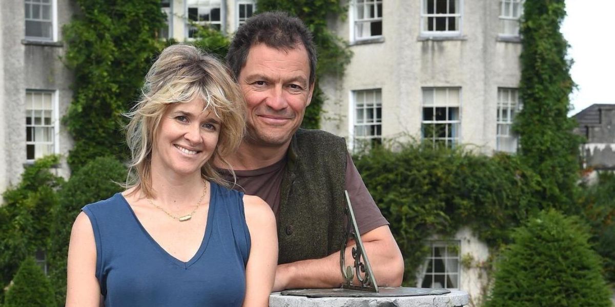 Dominic West and Catherine FitzGerald