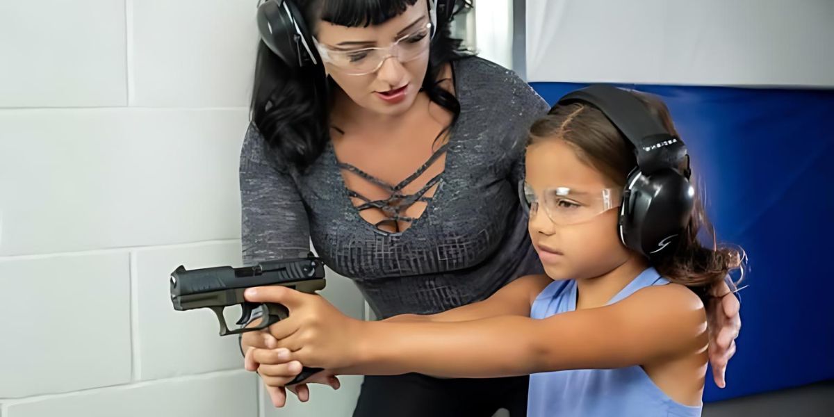 A young child is unable to pull a trigger