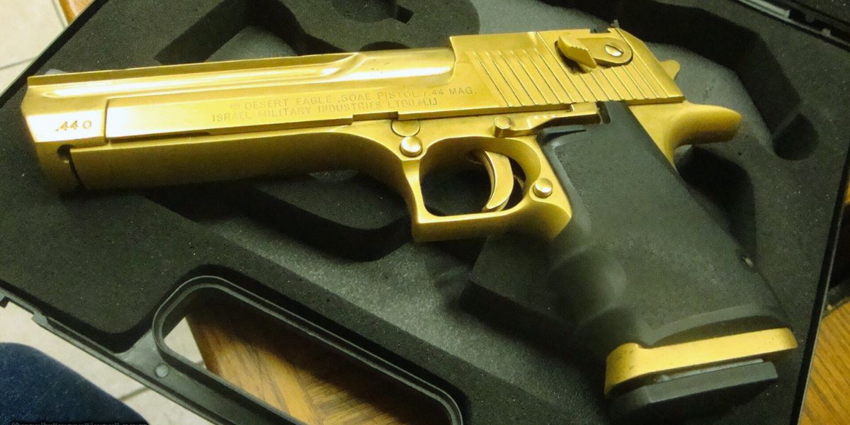 Titanium Gold Desert Eagle .440 Cor-Bon