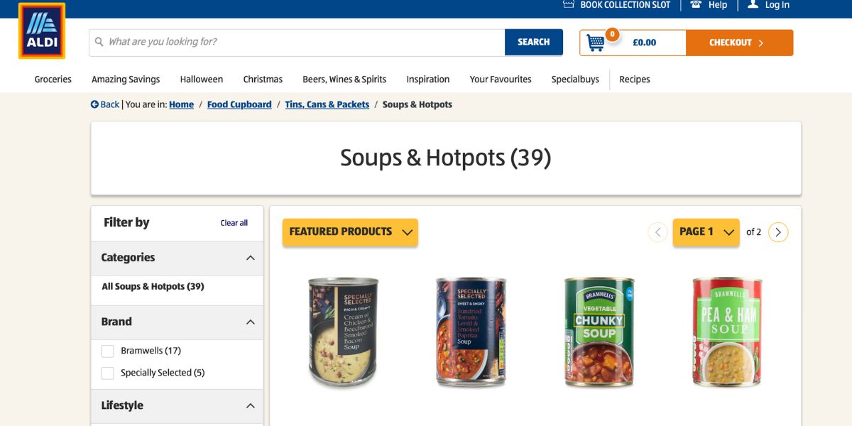 Aldi Soup