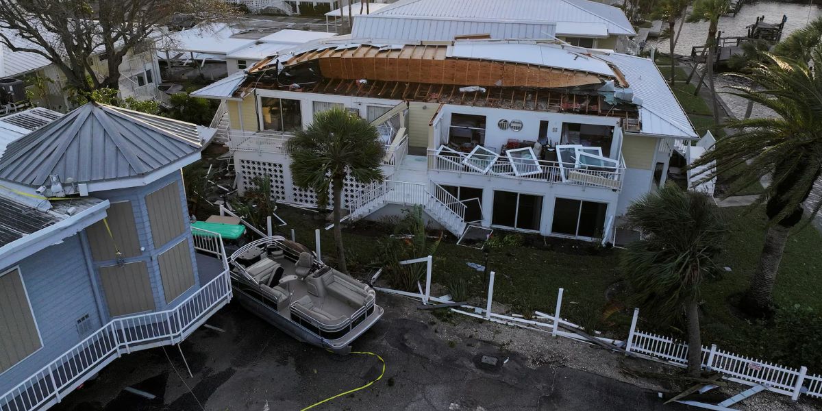 Beautiful Houses Destroyed In Venice Due To Hurricane Milton