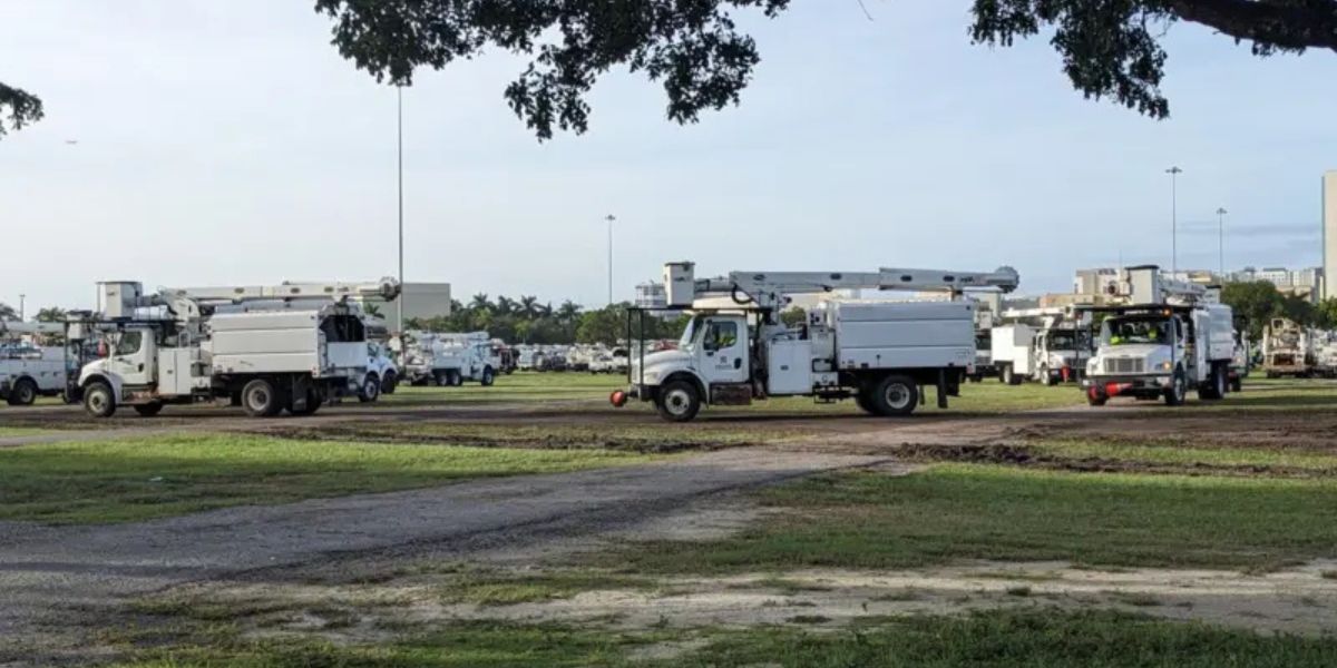 Disaster Responders Come Out On Roads For The Recovery