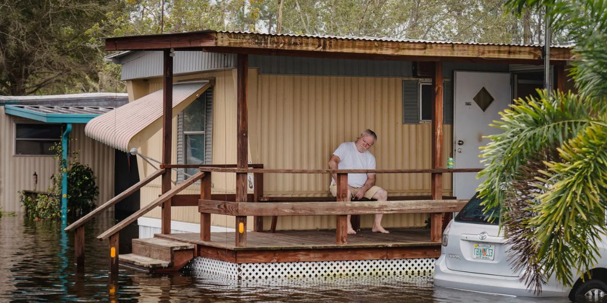 Floodwater Entered The Buccaneer Bay Mobile Home Community