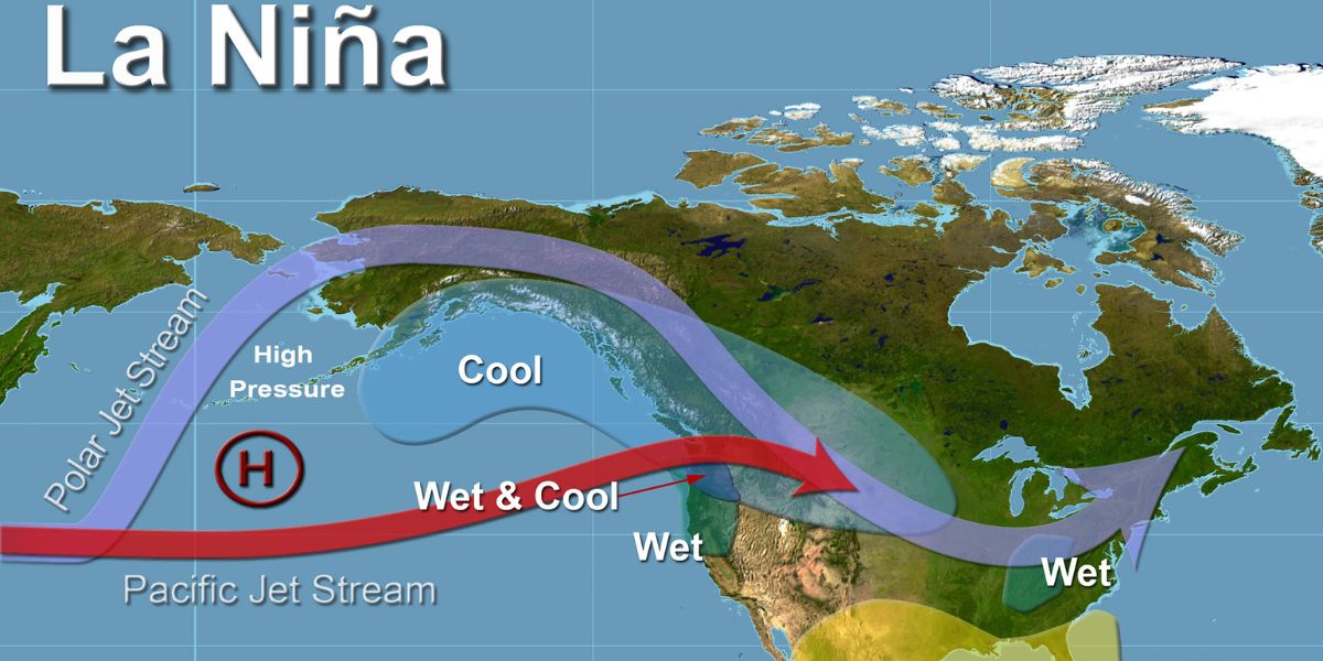 Frequency of La Nina can impact specific places