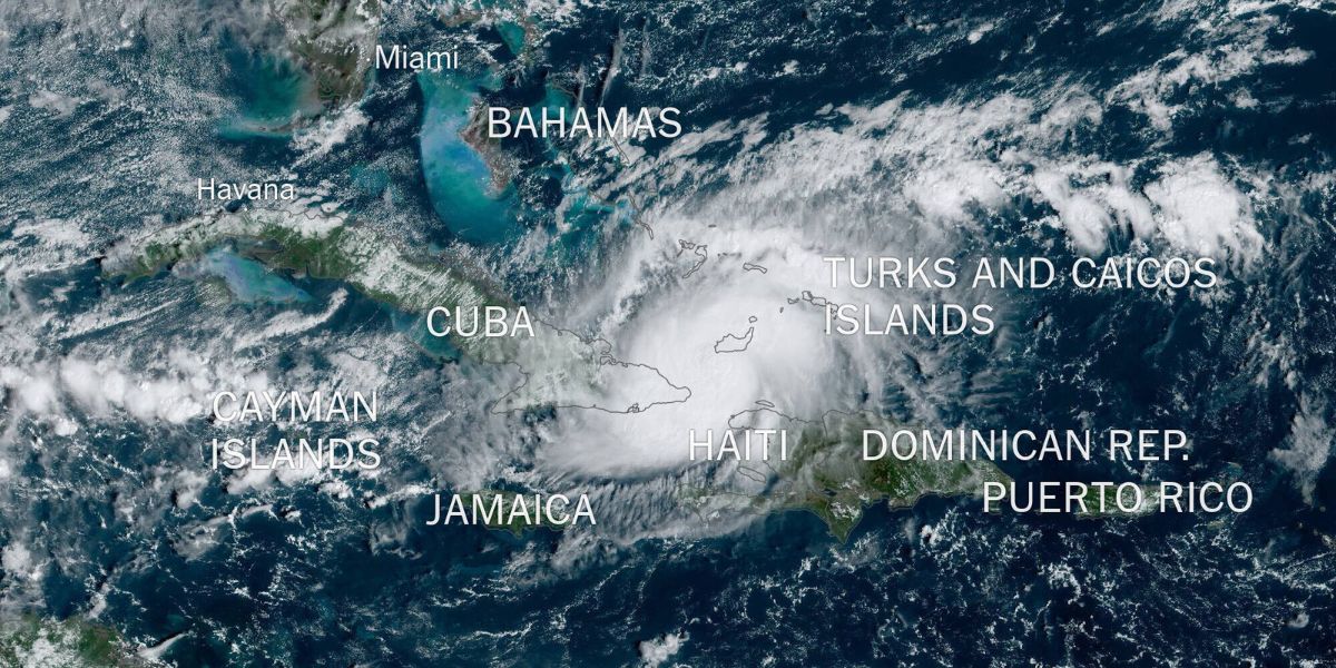 Hurricane Oscar is moving towards Cuba