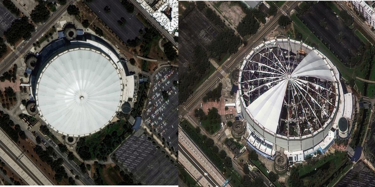 Tropicana Field, The Tampa Bay Rays's Home Destroyed