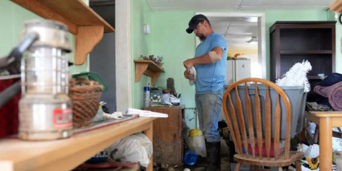 Cody Rice Helps Clean A House