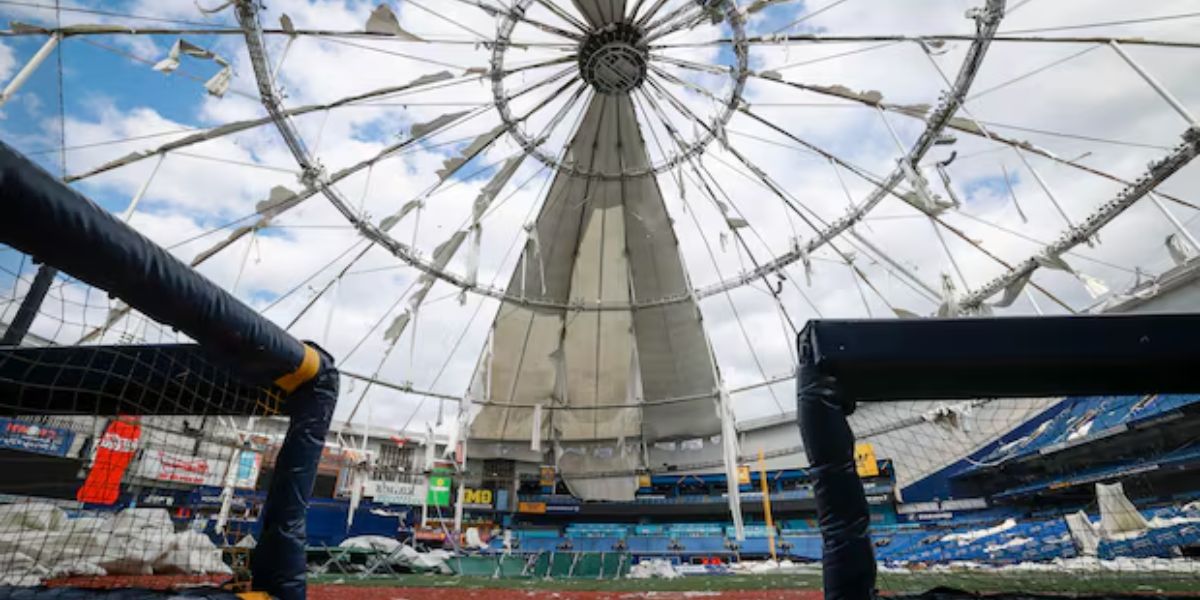 Damage to Rays Dugout