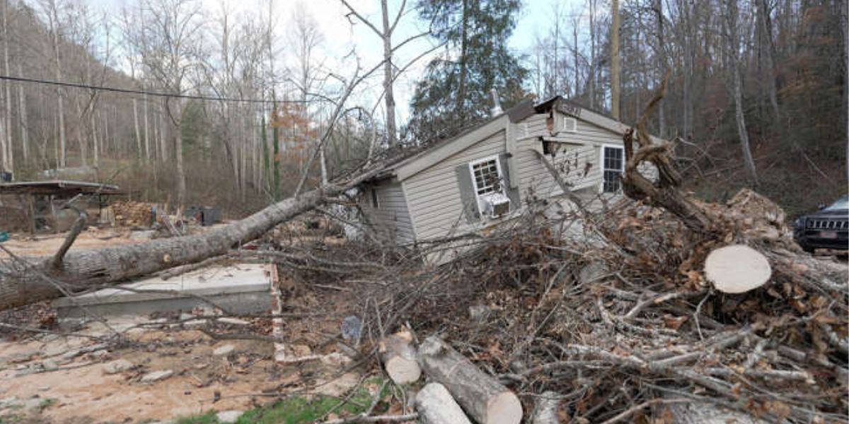 Stan Lancaster's Home In Reedy Patch Massively Hit By Helene