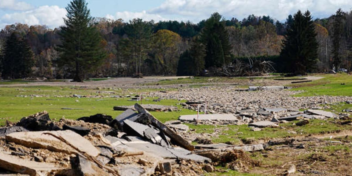 Stones Left On The Front 9 Holes Of Asheville Municipal Golf Course