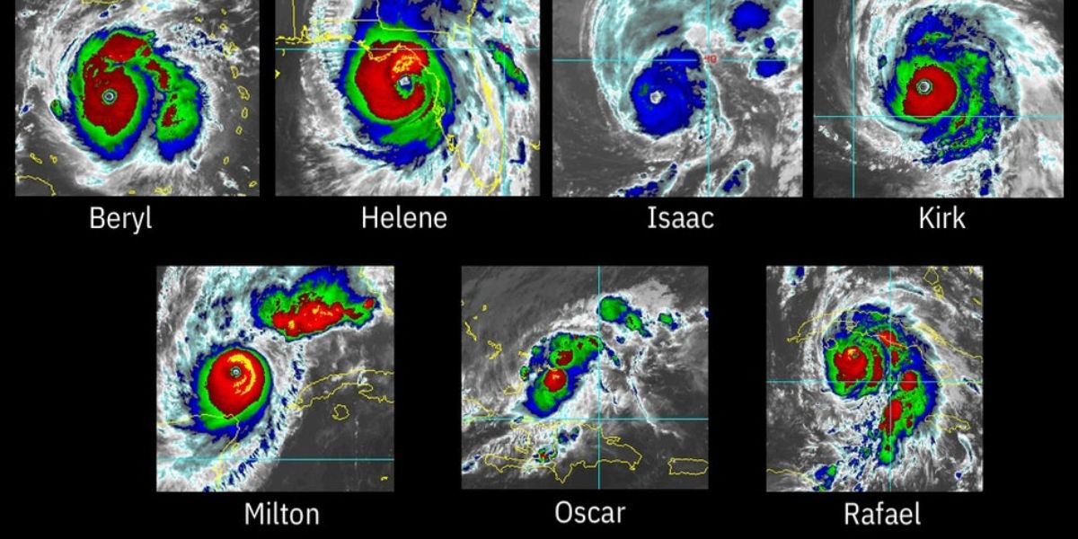 This is the seventh Atlantic hurricane to undergo rapid intensification