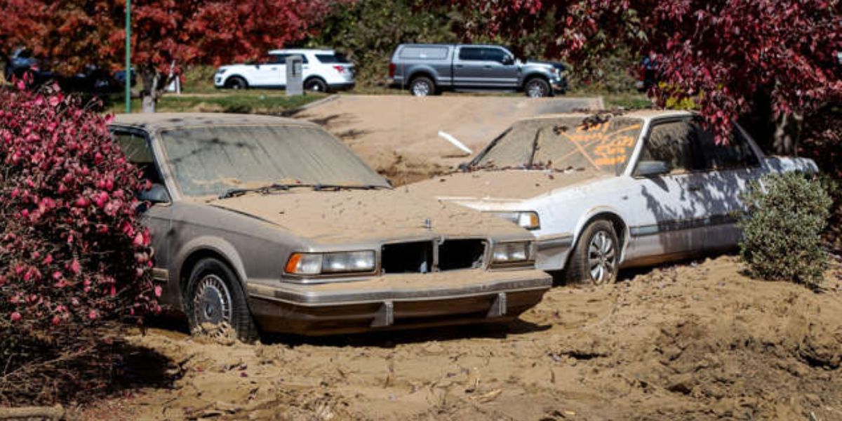 Vehicles Covered In Dust