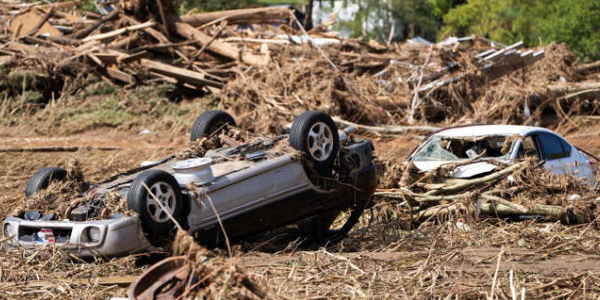 Vehicles Turned Upside Down In The Cane River Area