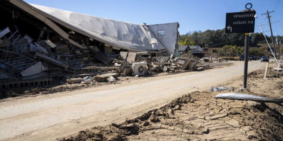 Wall Collapsed At The Riverview Center In The River Arts District