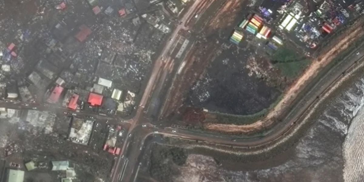 Satellite Image Shows Aftermath Of Cyclone Chido