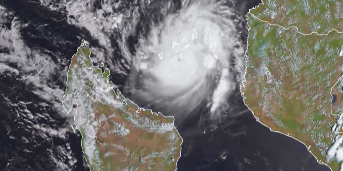 Satellite Image Shows Cyclone Chido Over Mayotte