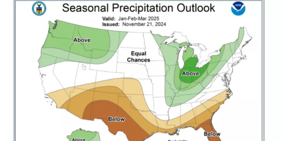 Seasonal precipitation forecast