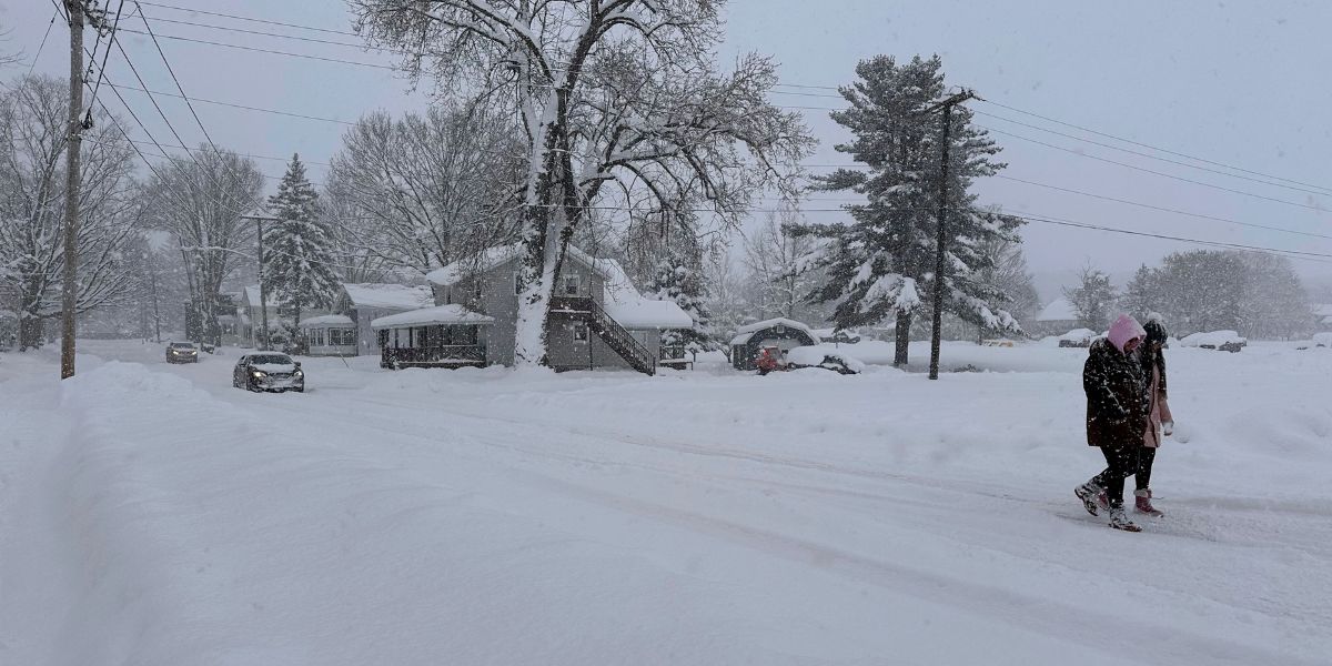 Snowfall in Pennsylvania