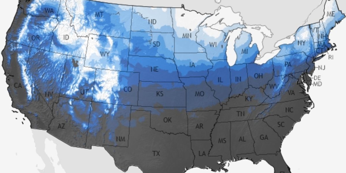 Which Areas Will See A White Christmas