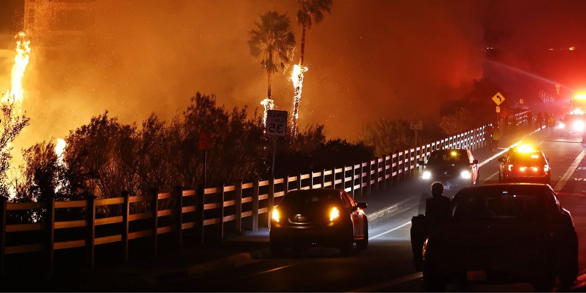 Wildfire Swept Through The Southern California Community Of Malibu